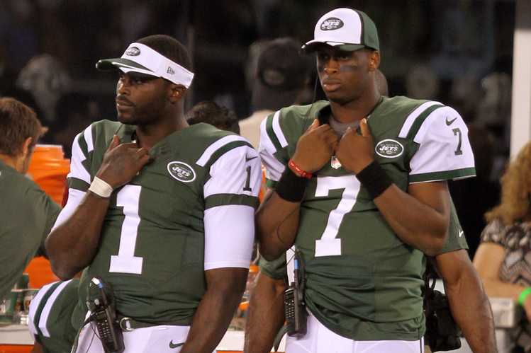 Michael Vick and Geno Smith