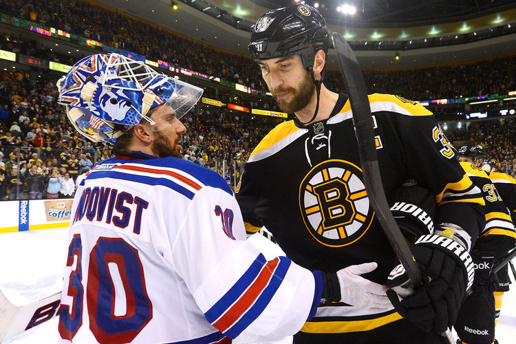 Henrik Lundqvist and Zdeno Chara