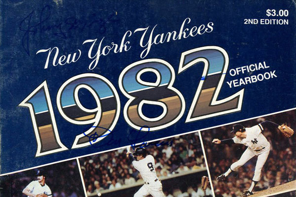 New York Yankees 1982 Official Yearbook