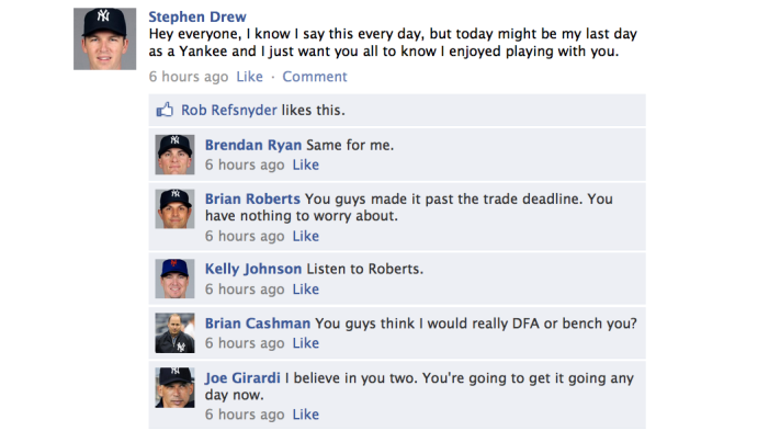 A Yankees Facebook Conversation A Yankees Facebook Conversation