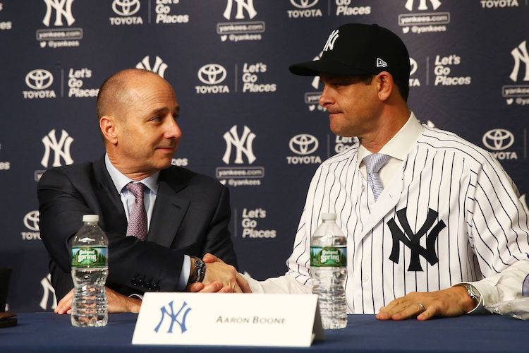 Aaron Boone enjoying managerial process, not worried Yankees losses