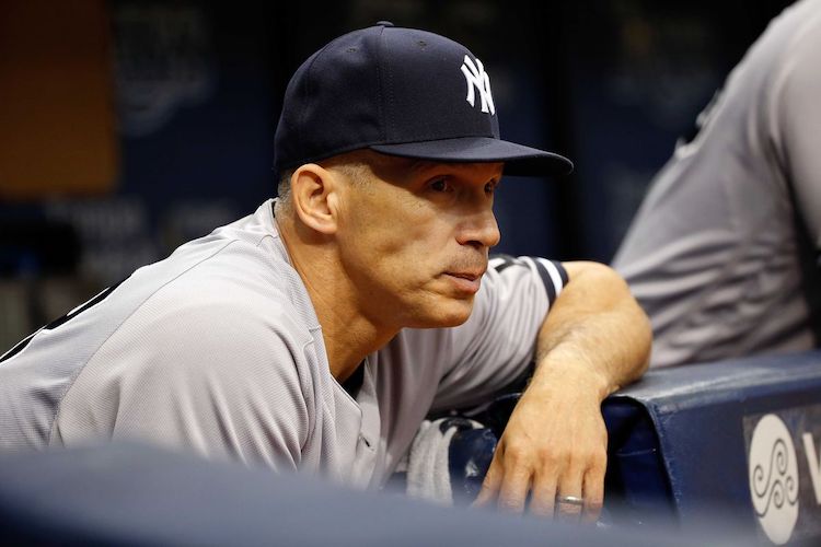 20 February 2016: New York Yankees manager Joe Girardi (28) during