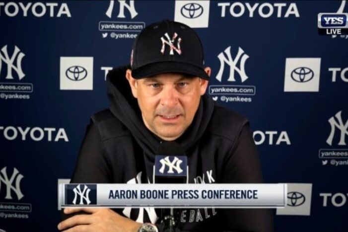 Aaron Boone Has Excuse for Every Loss Aaron Boone Has Excuse for Every Loss
