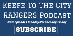 Keefe To The City Rangers Podcast Subscribe